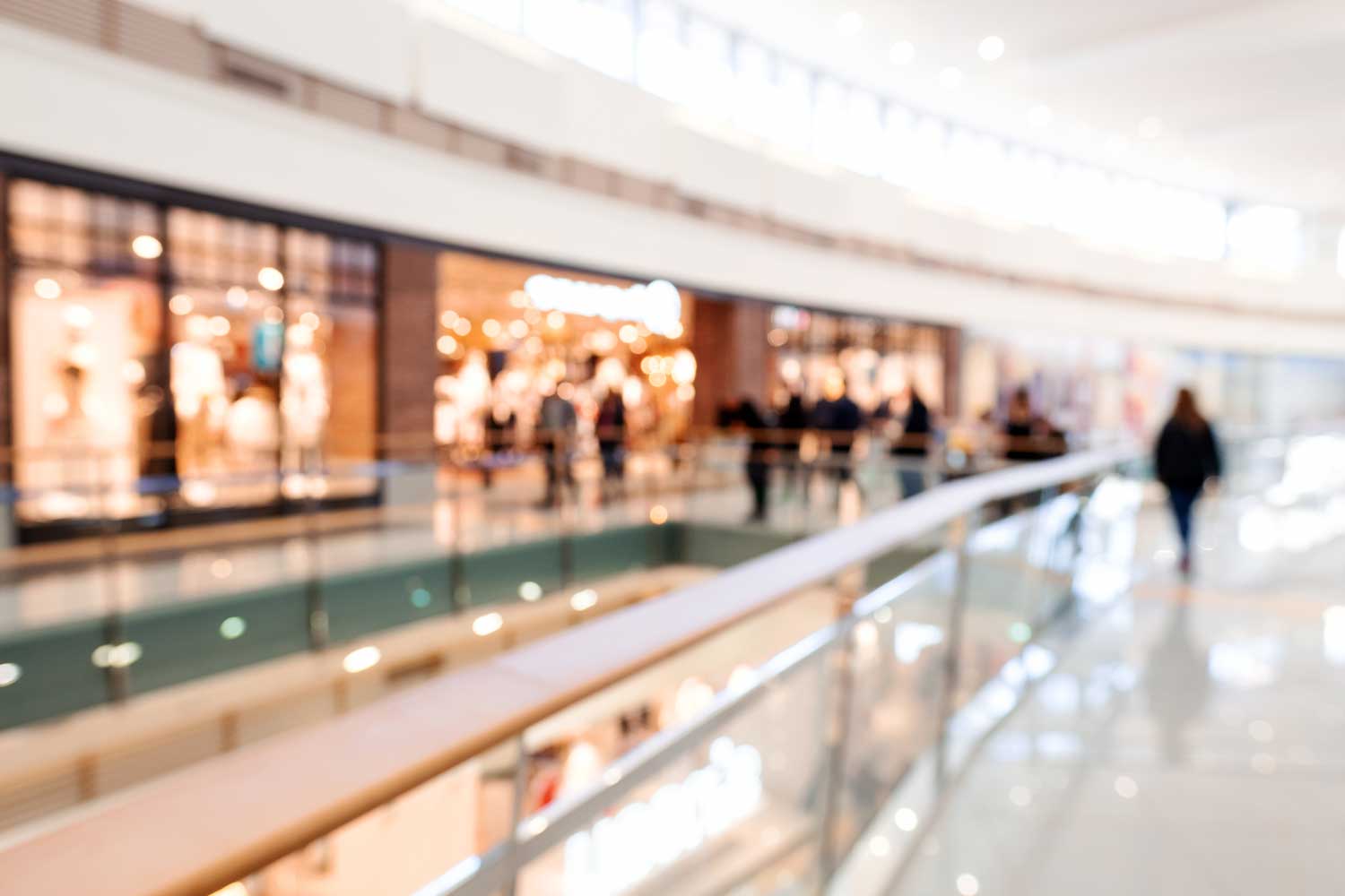 Schildbeleuchtung Einkaufszentren